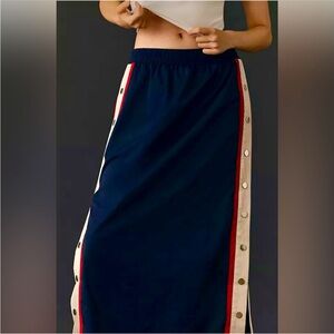 Maeve track maxi skirt